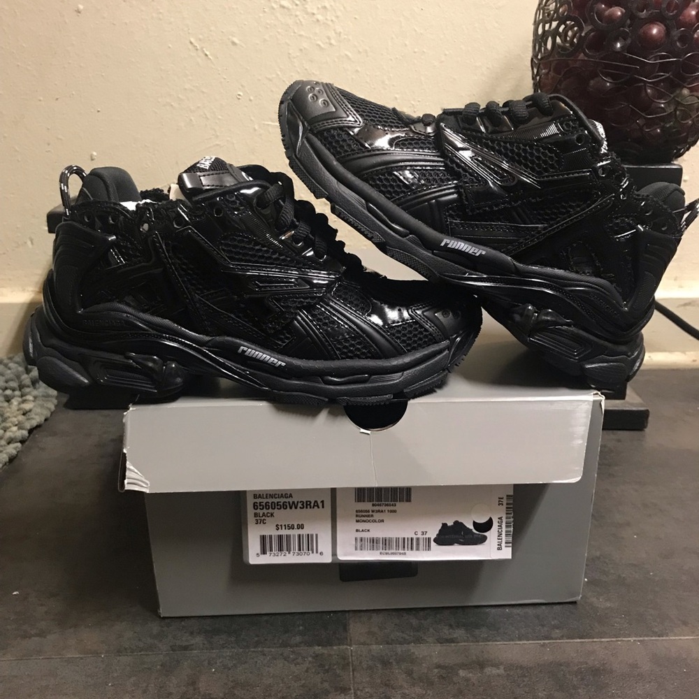 Balenciaga Black Athletic Shoes - Picture 5 of 13